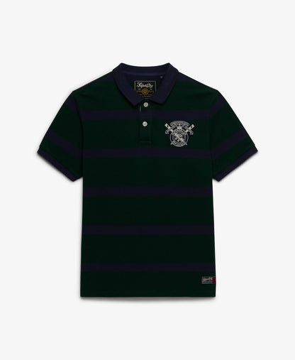 Green/Navy Stripe