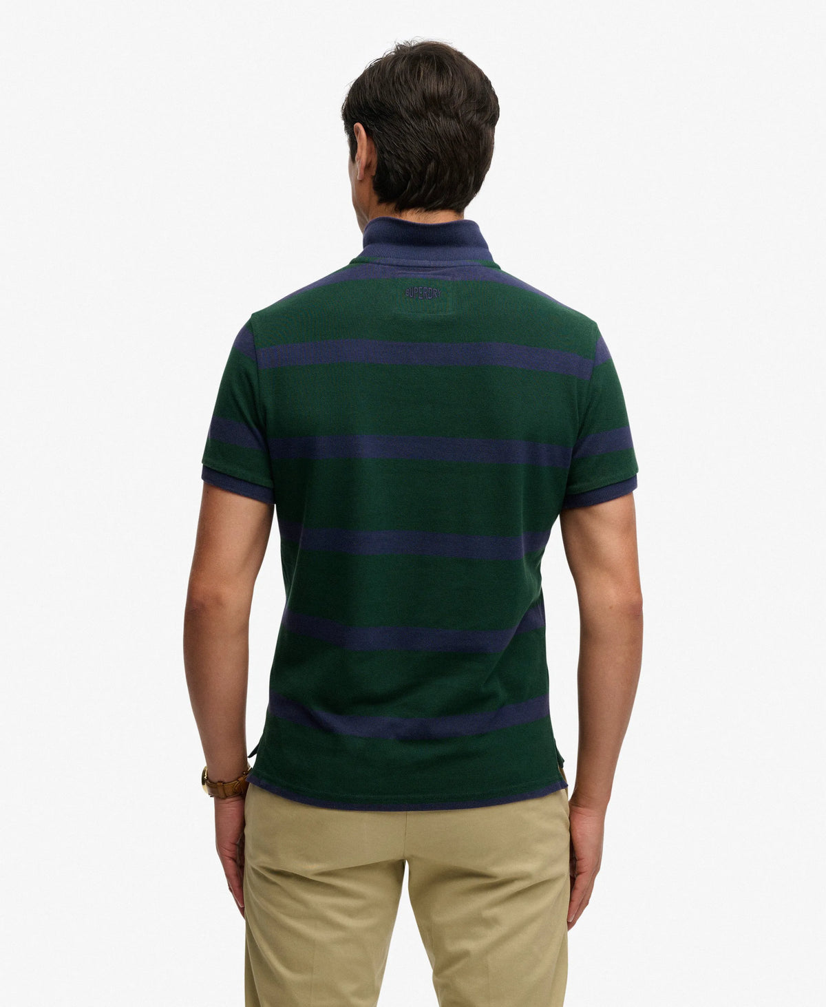 Green/Navy Stripe