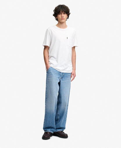 Oversized Rigid Washed Jeans