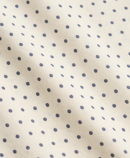 Off White Polka Dot