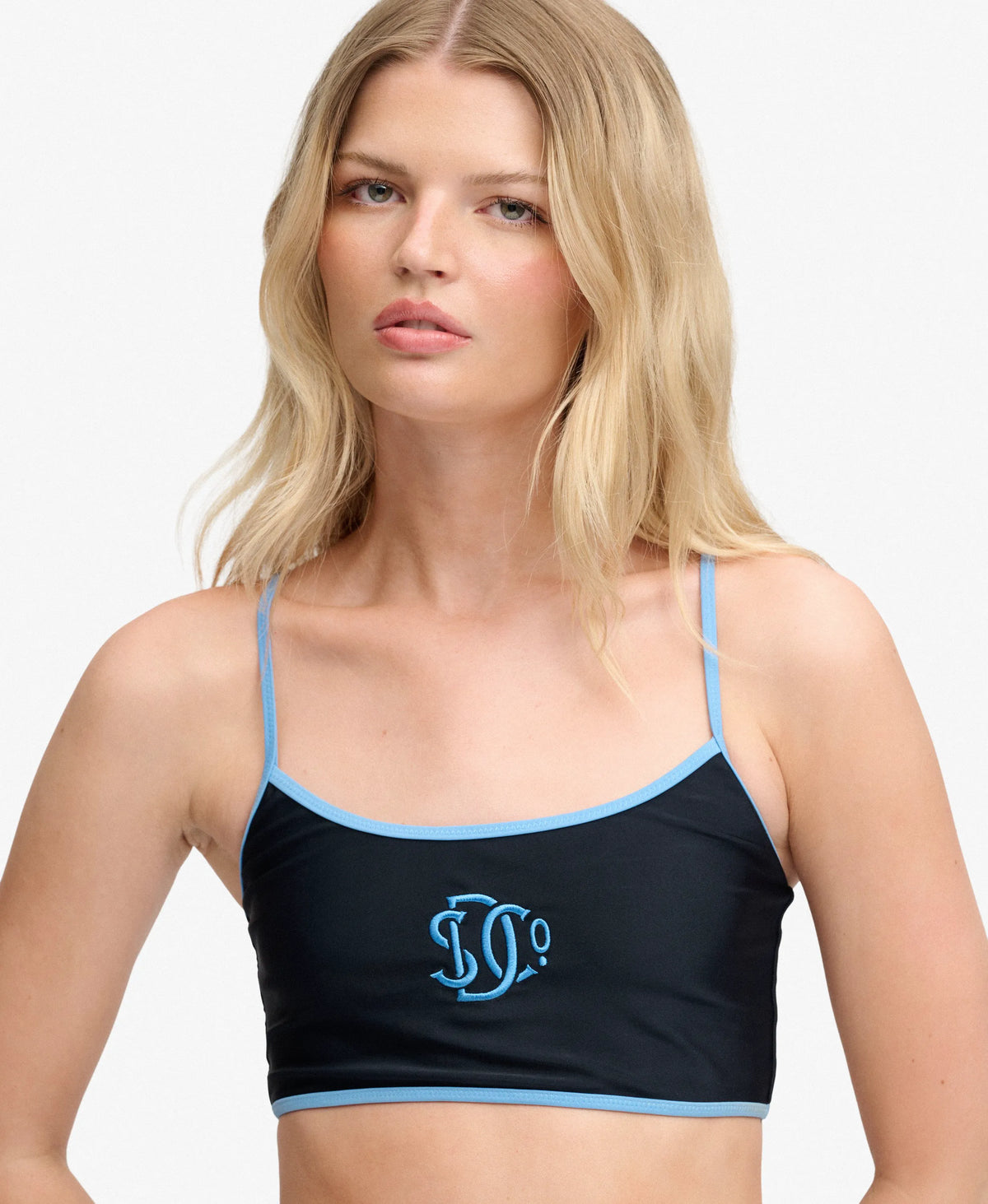 Contrast Bralette Bikini Top
