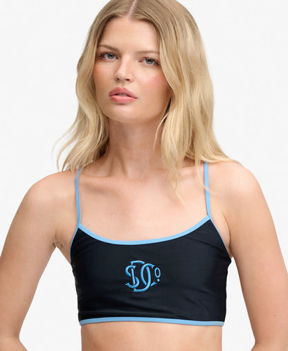 Contrast Bralette Bikini Top