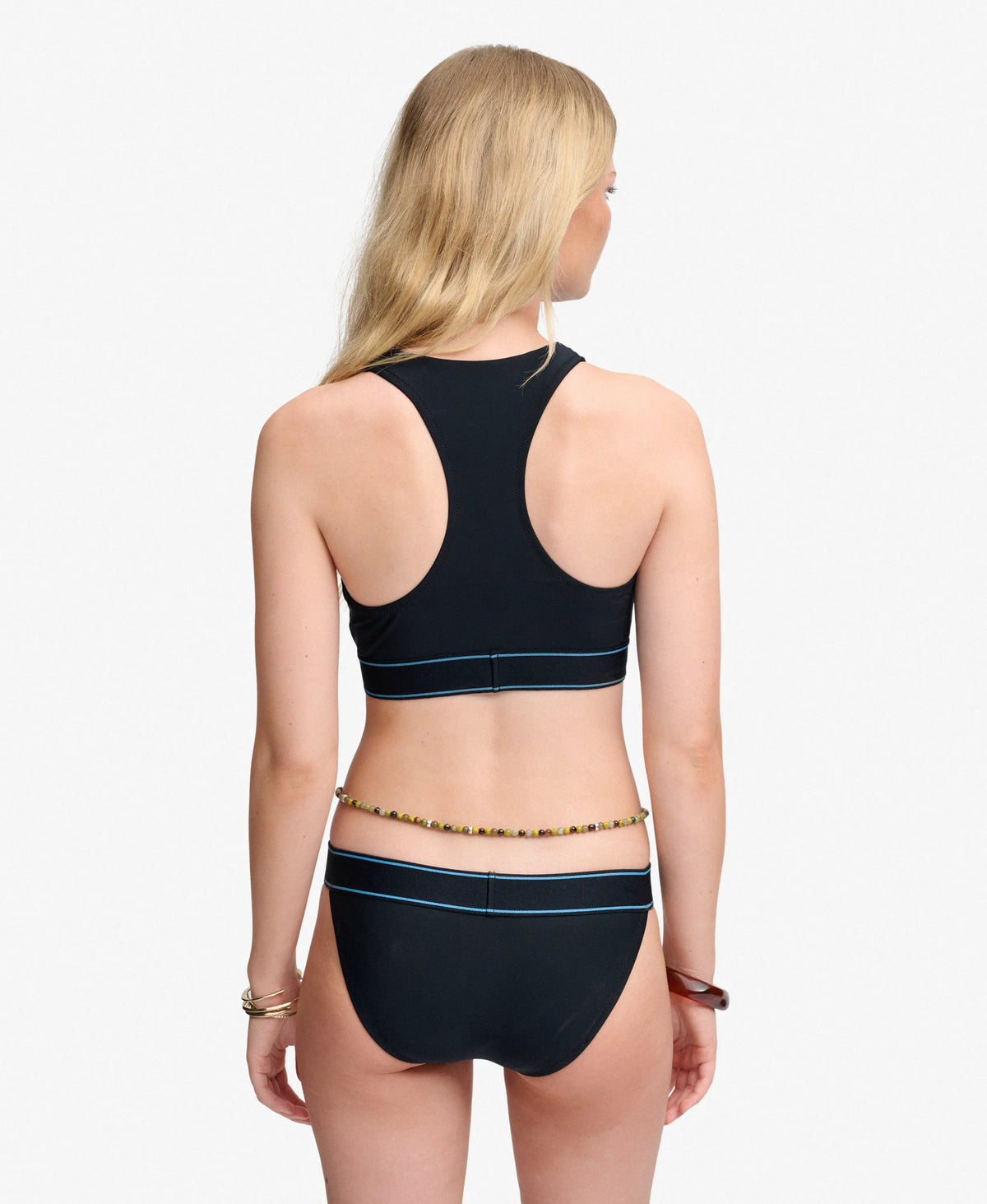Logo Racer Back Bikini Top