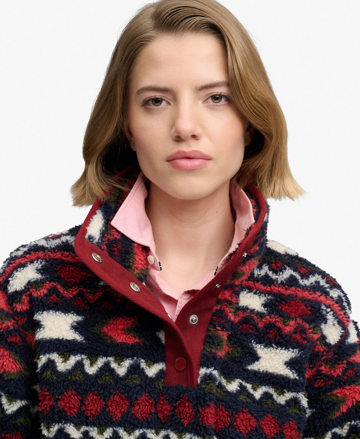 Burgundy Mini Aztec