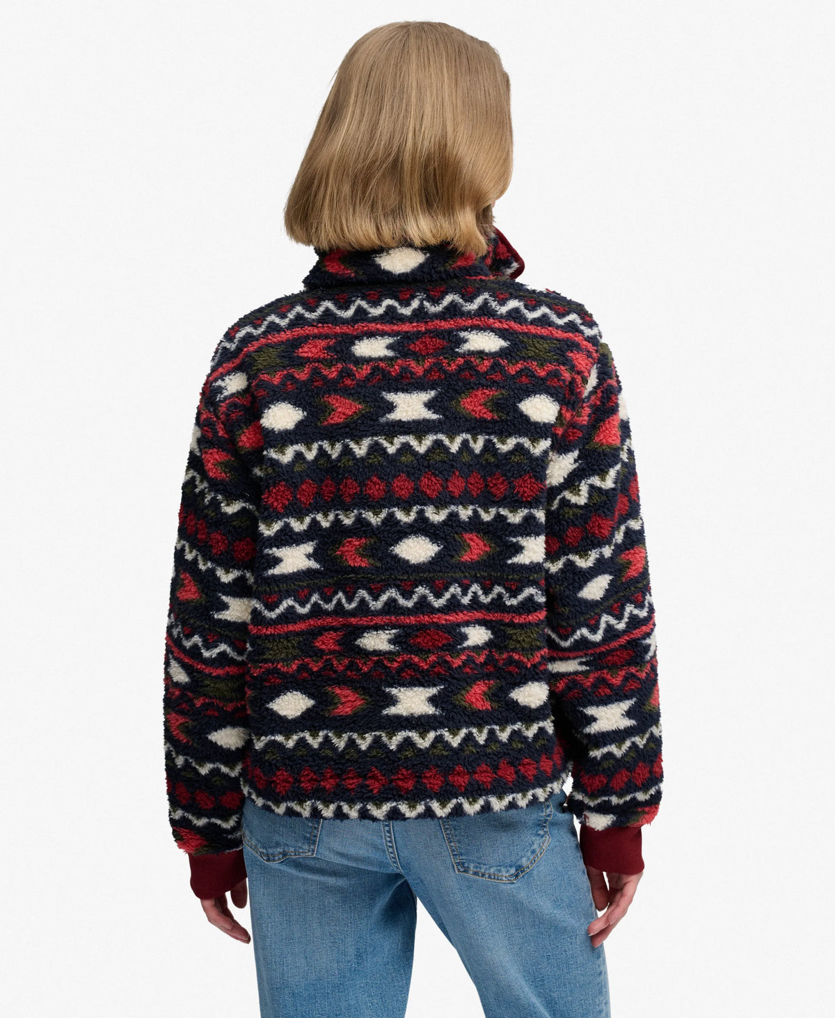 Burgundy Mini Aztec