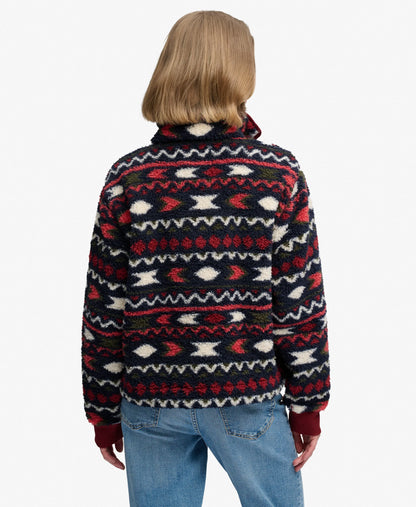 Burgundy Mini Aztec