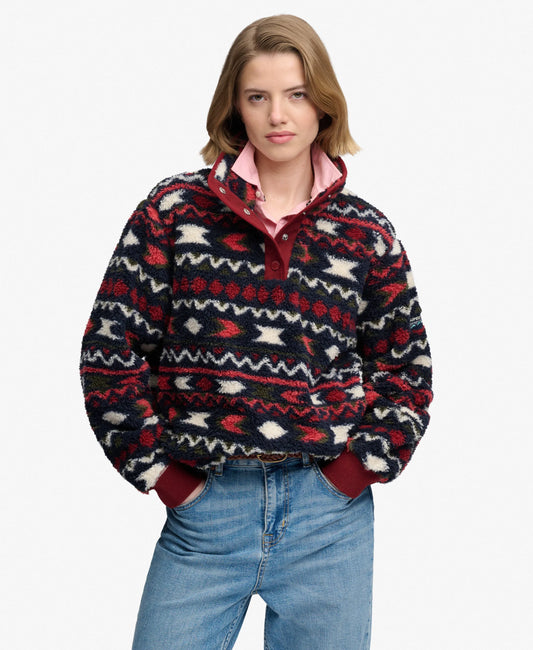 Burgundy Mini Aztec