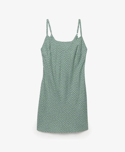 Green/Navy Ditsy Hearts