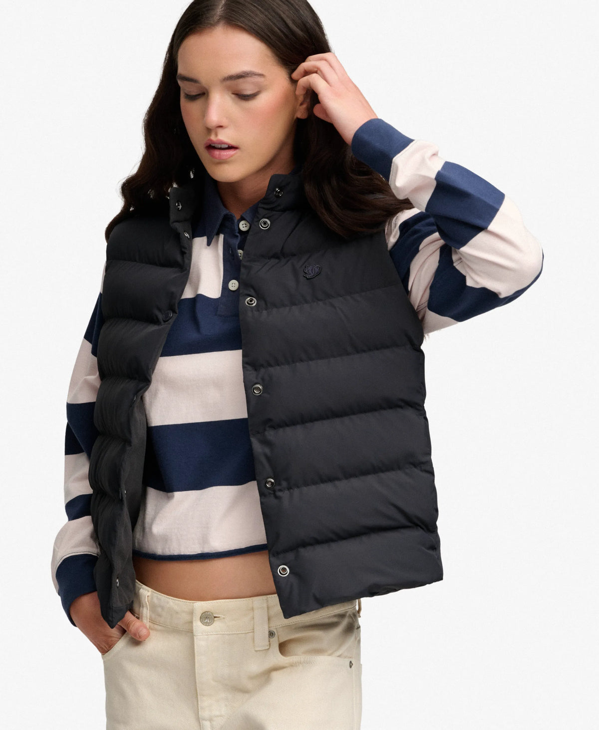Padded Snap Gilet