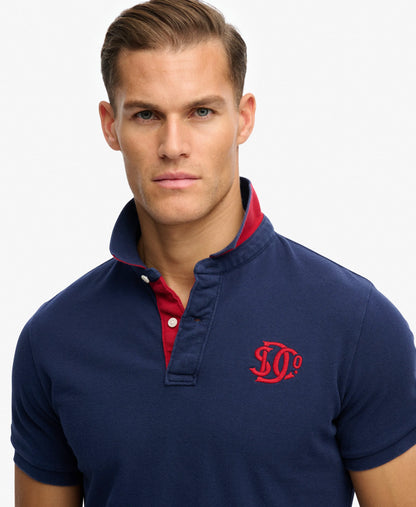 Darkest Navy/Red