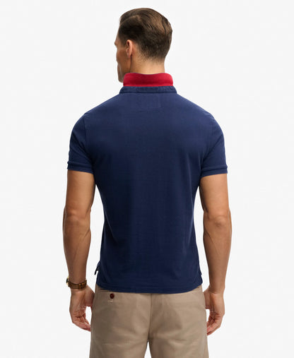 Darkest Navy/Red