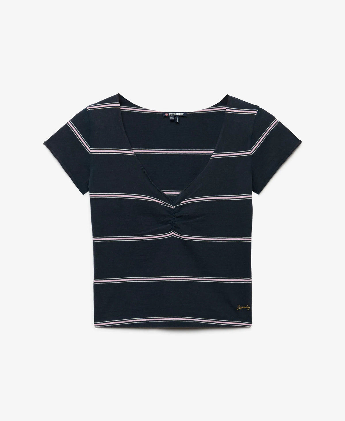 Pink Navy Stripe