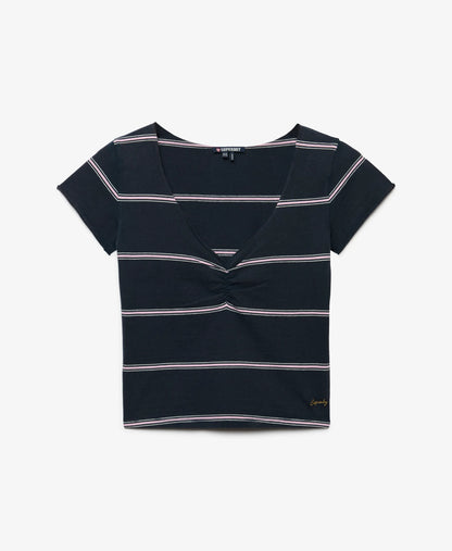 Pink Navy Stripe