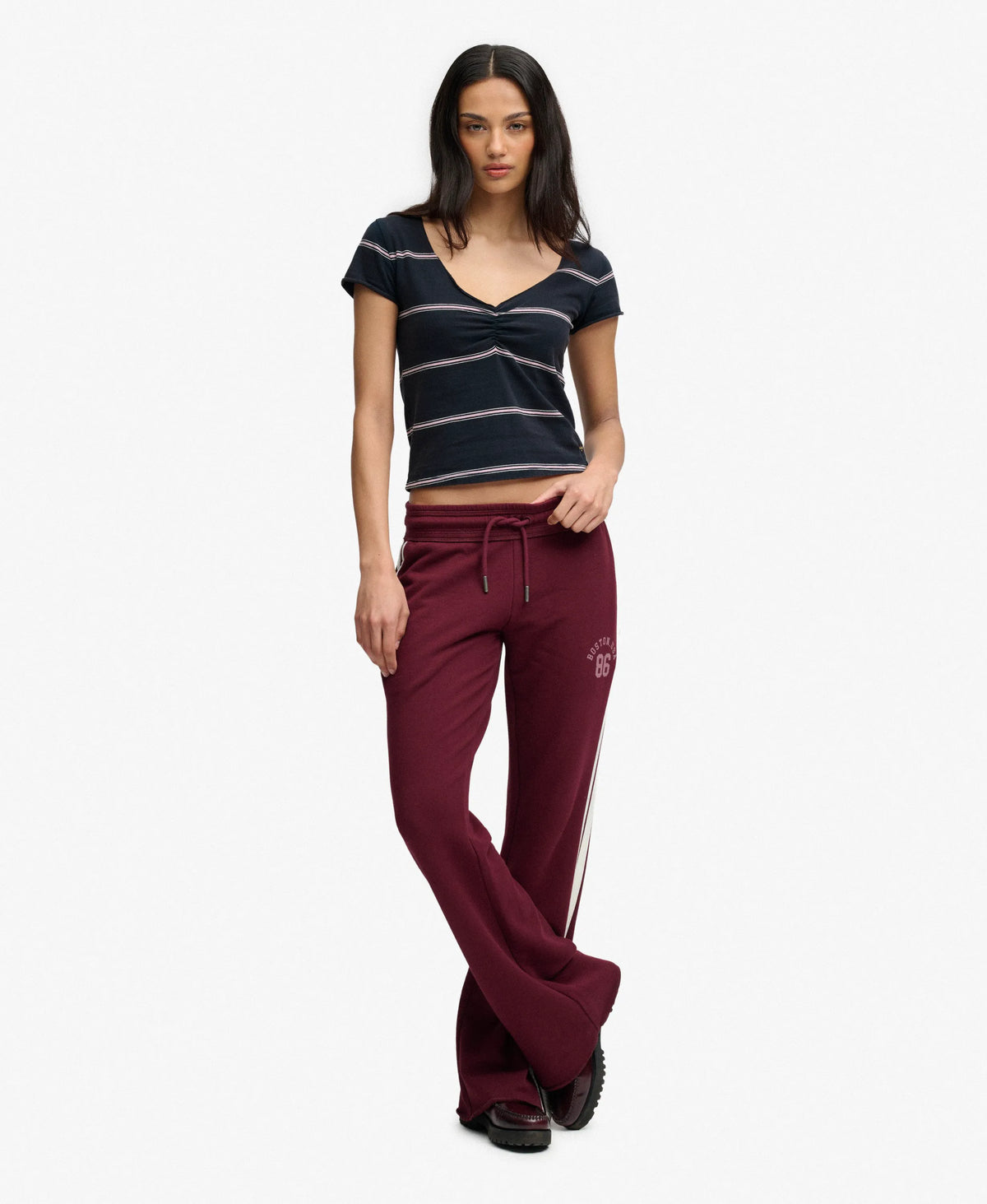 Pink Navy Stripe