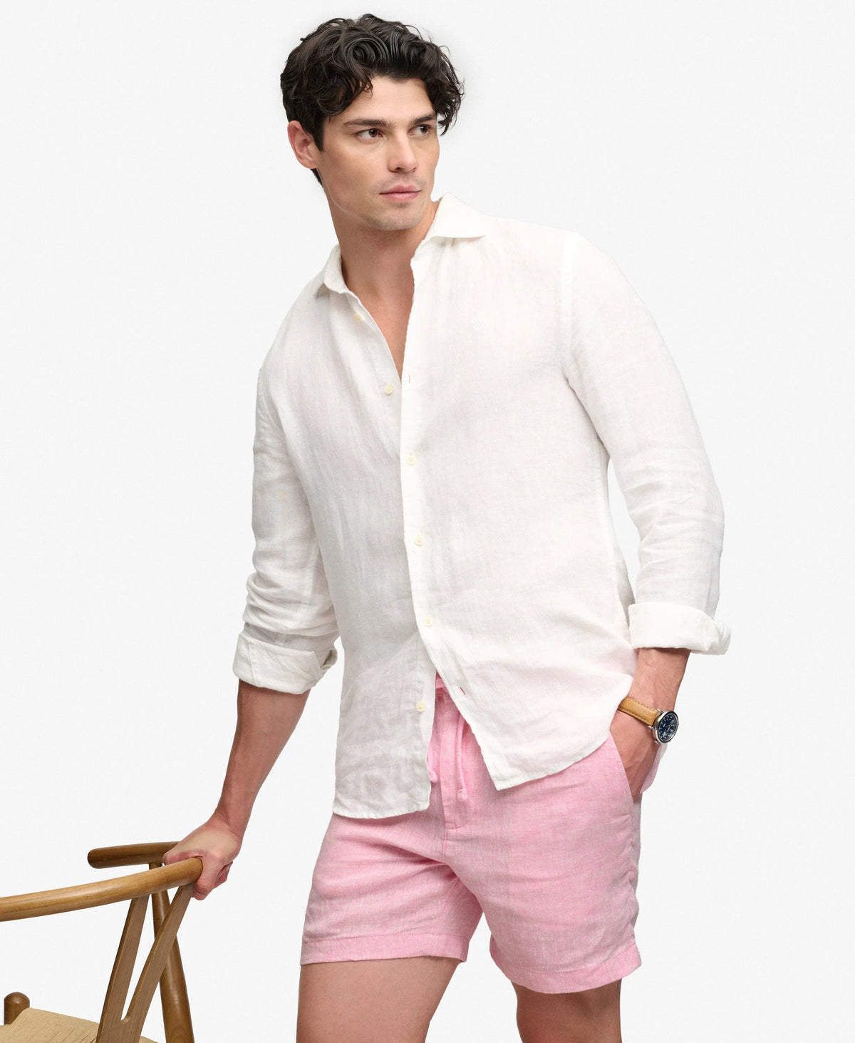 Pink Chambray