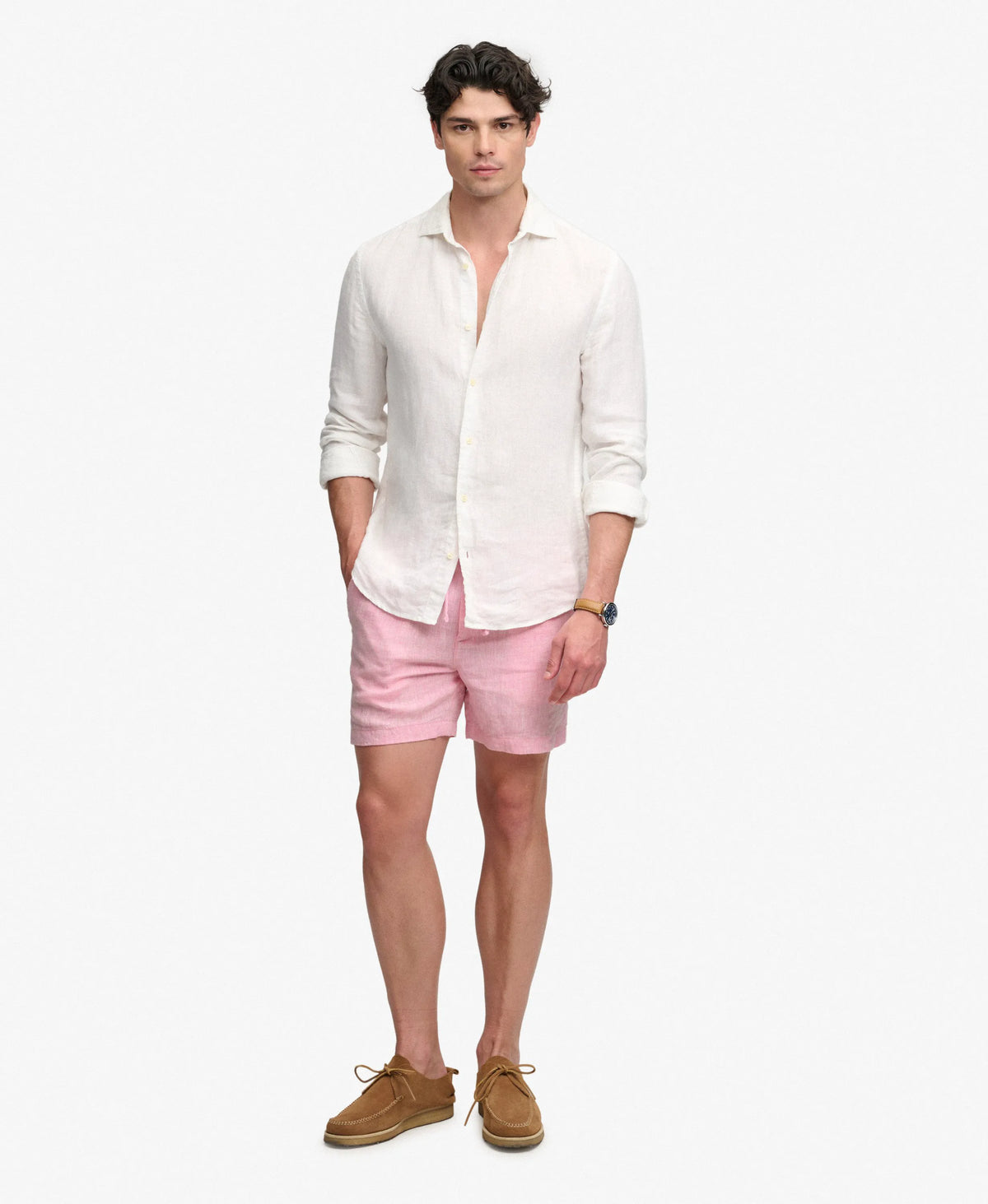 Pink Chambray
