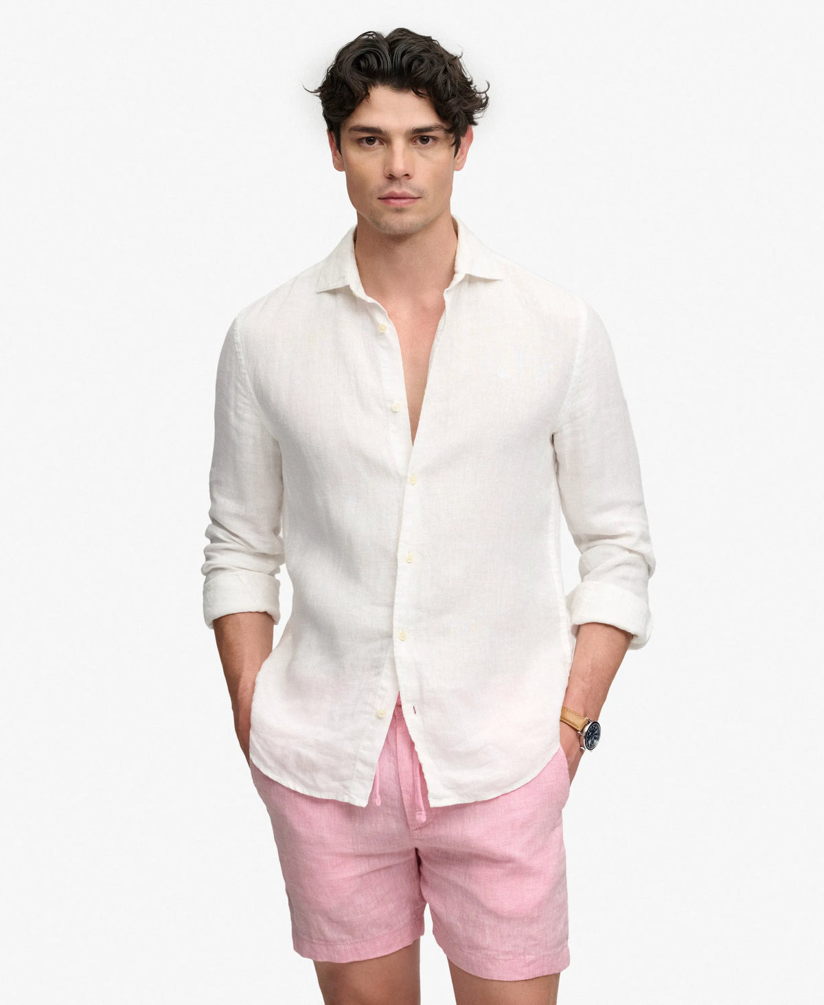 Pink Chambray