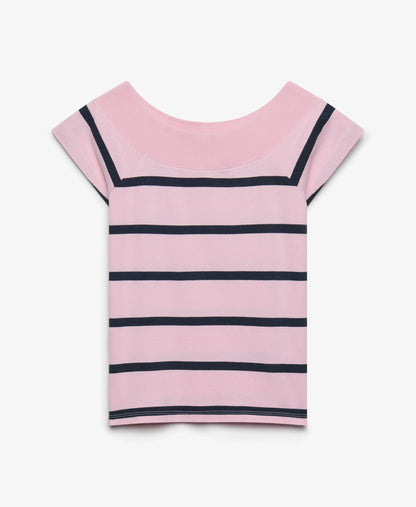 Pink/Navy Stripe