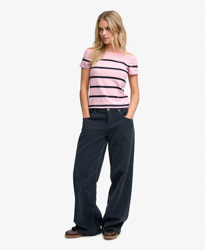 Pink/Navy Stripe