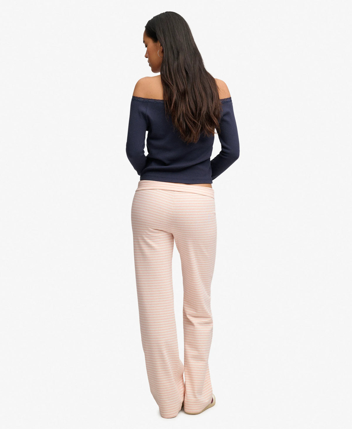 Rose Blush Pink Stripe