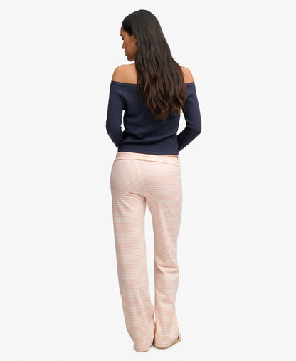 Rose Blush Pink Stripe
