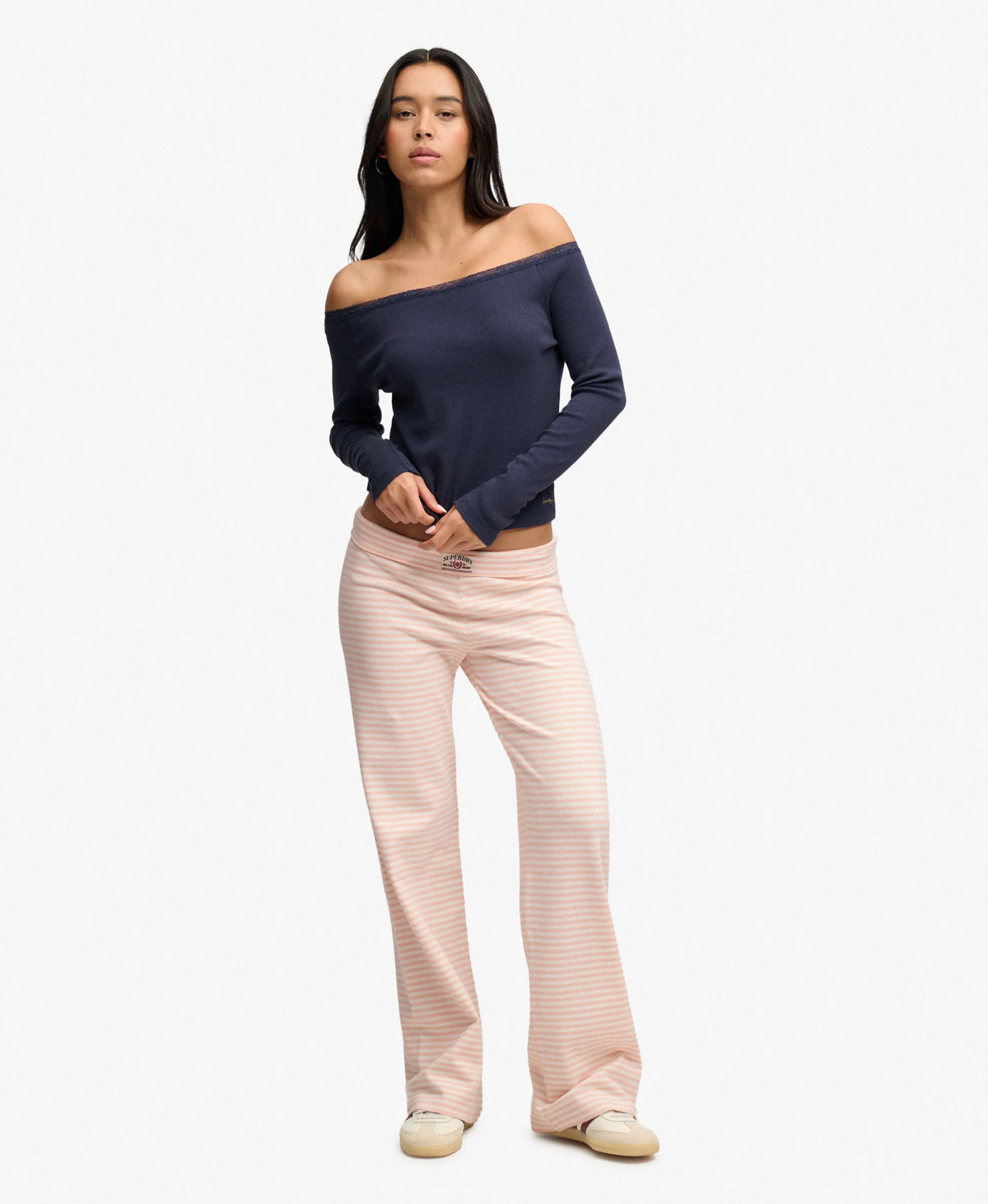 Rose Blush Pink Stripe