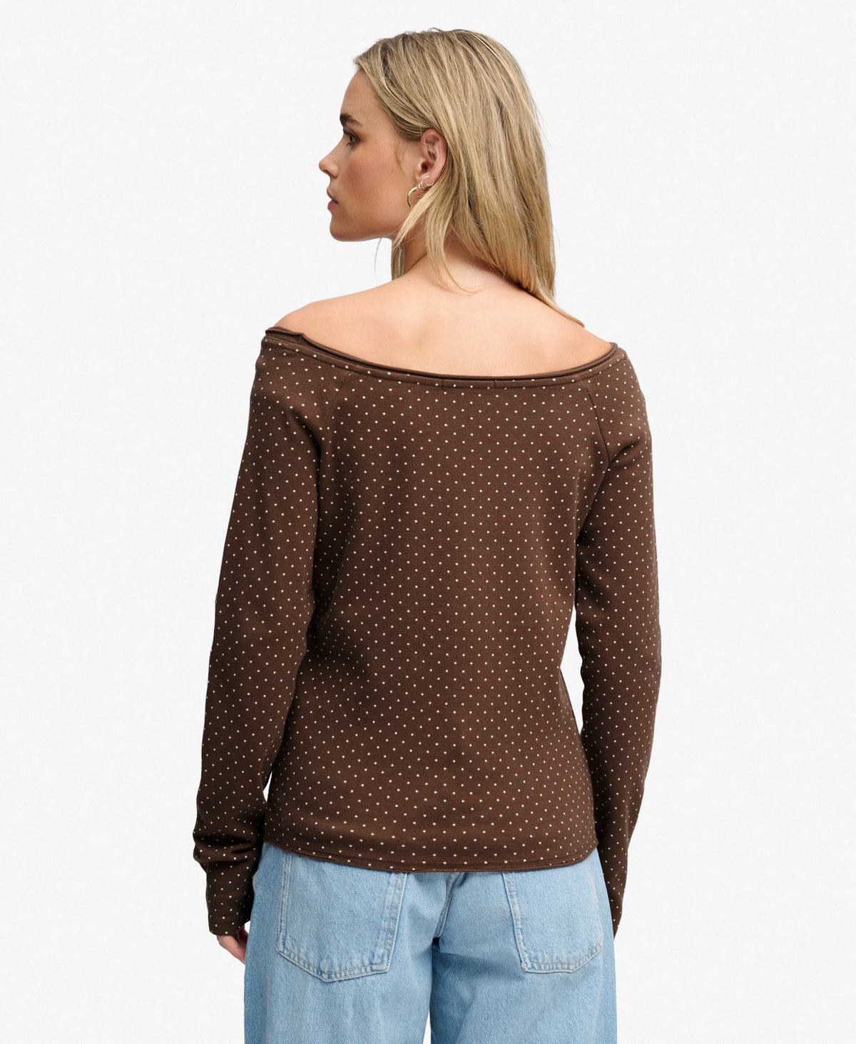 Chestnut Brown Polka Dot