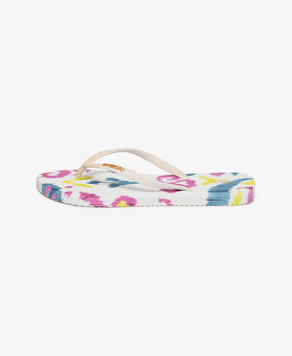 Floral Ikat White