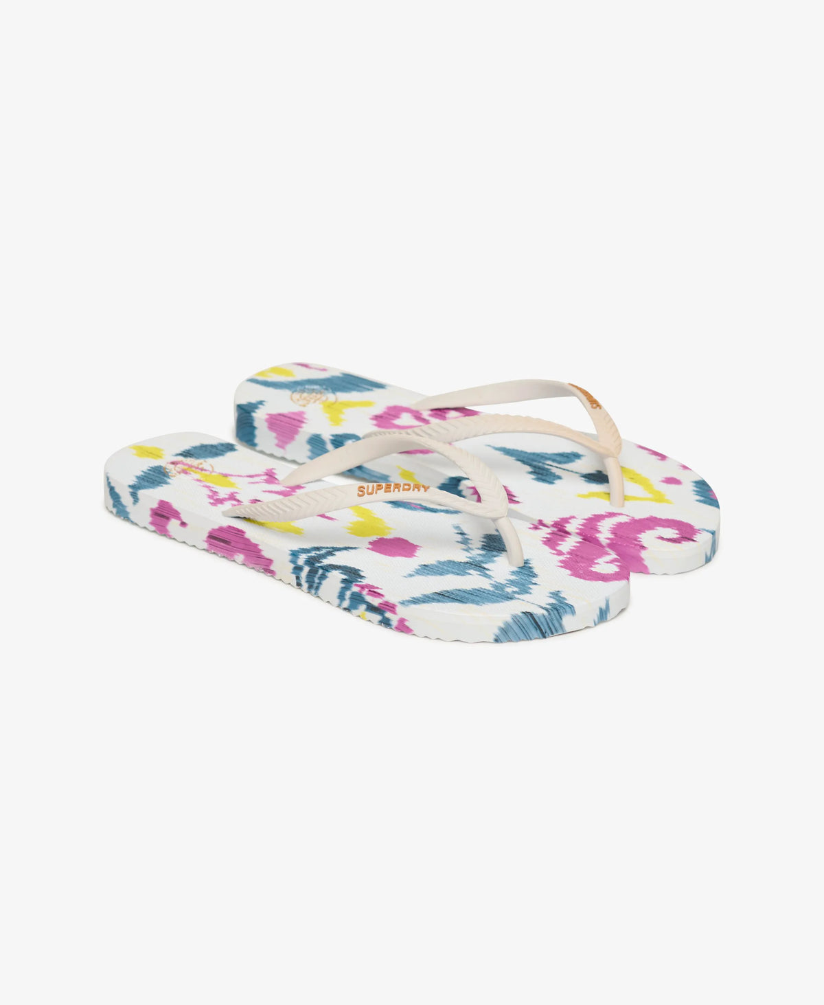 Floral Ikat White
