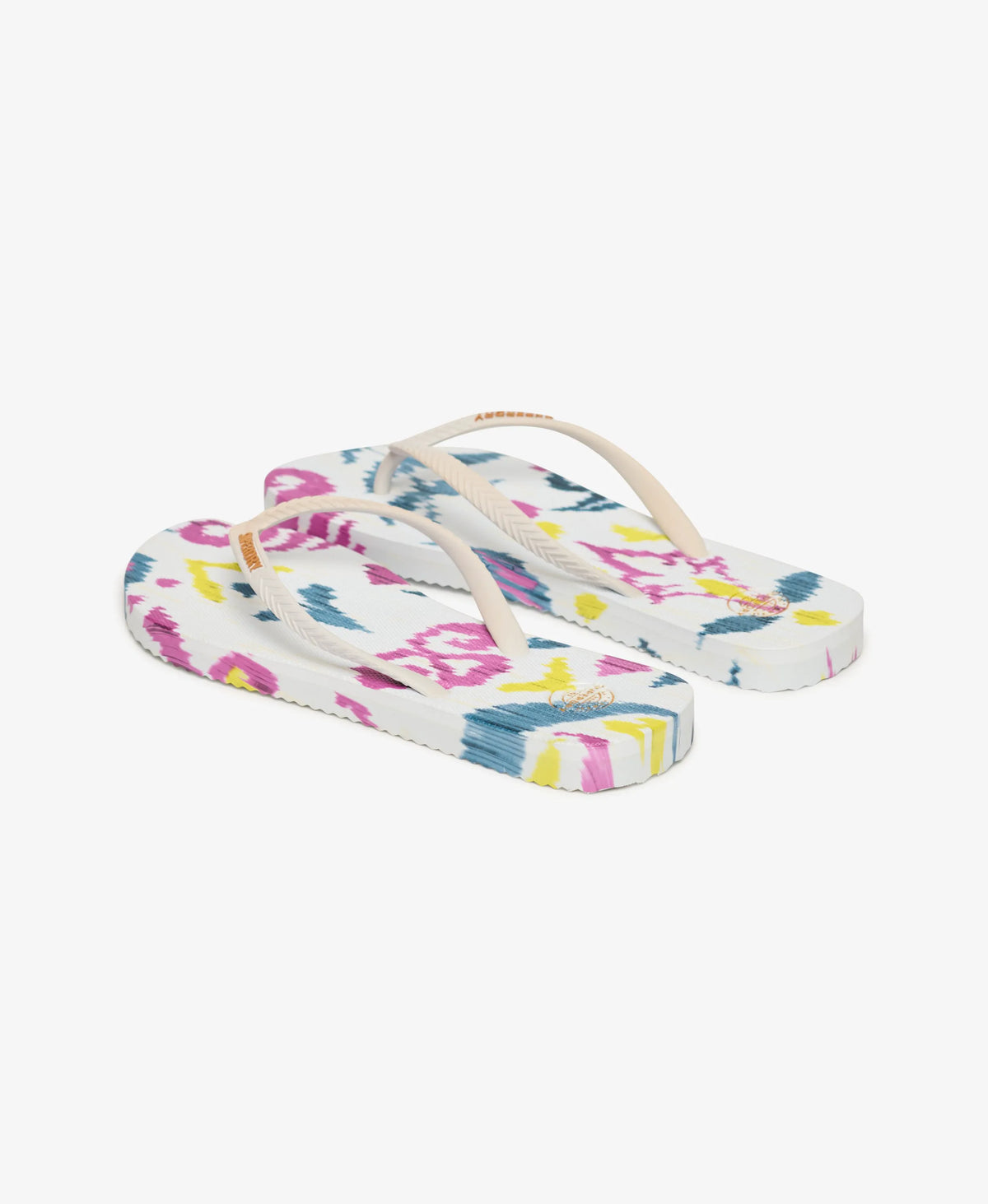 Floral Ikat White