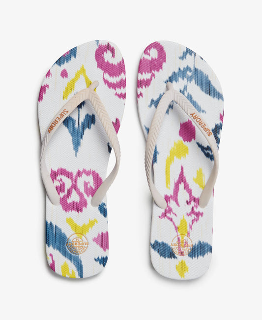 Floral Ikat White