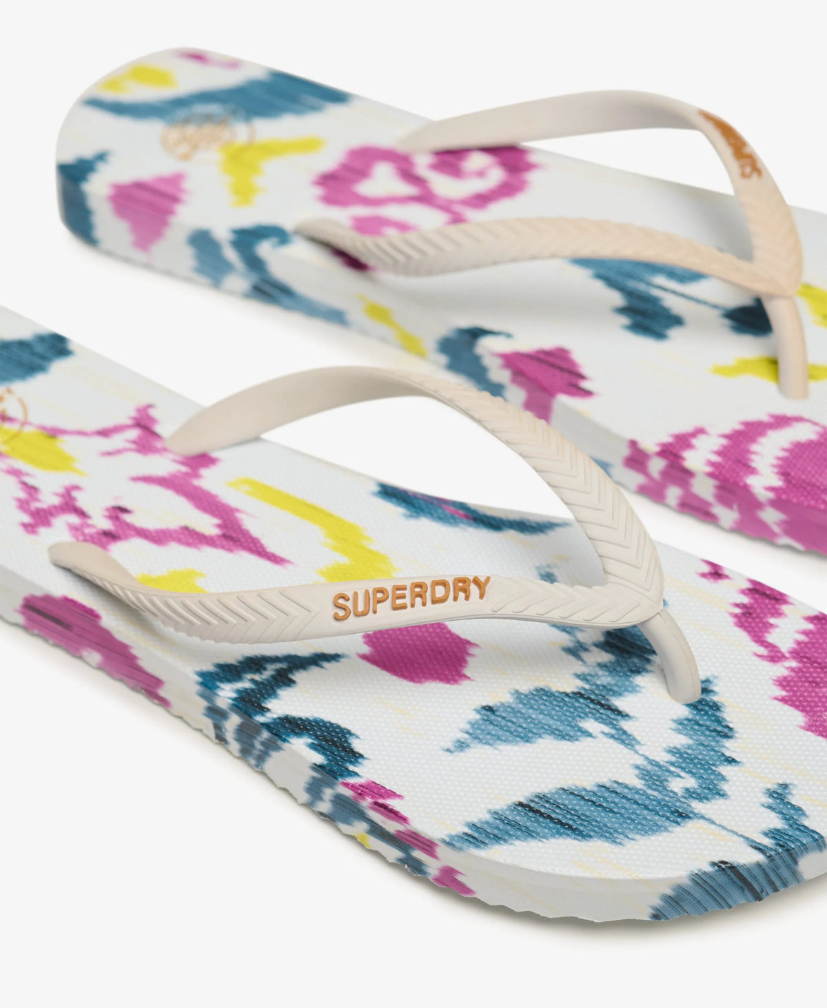 Floral Ikat White