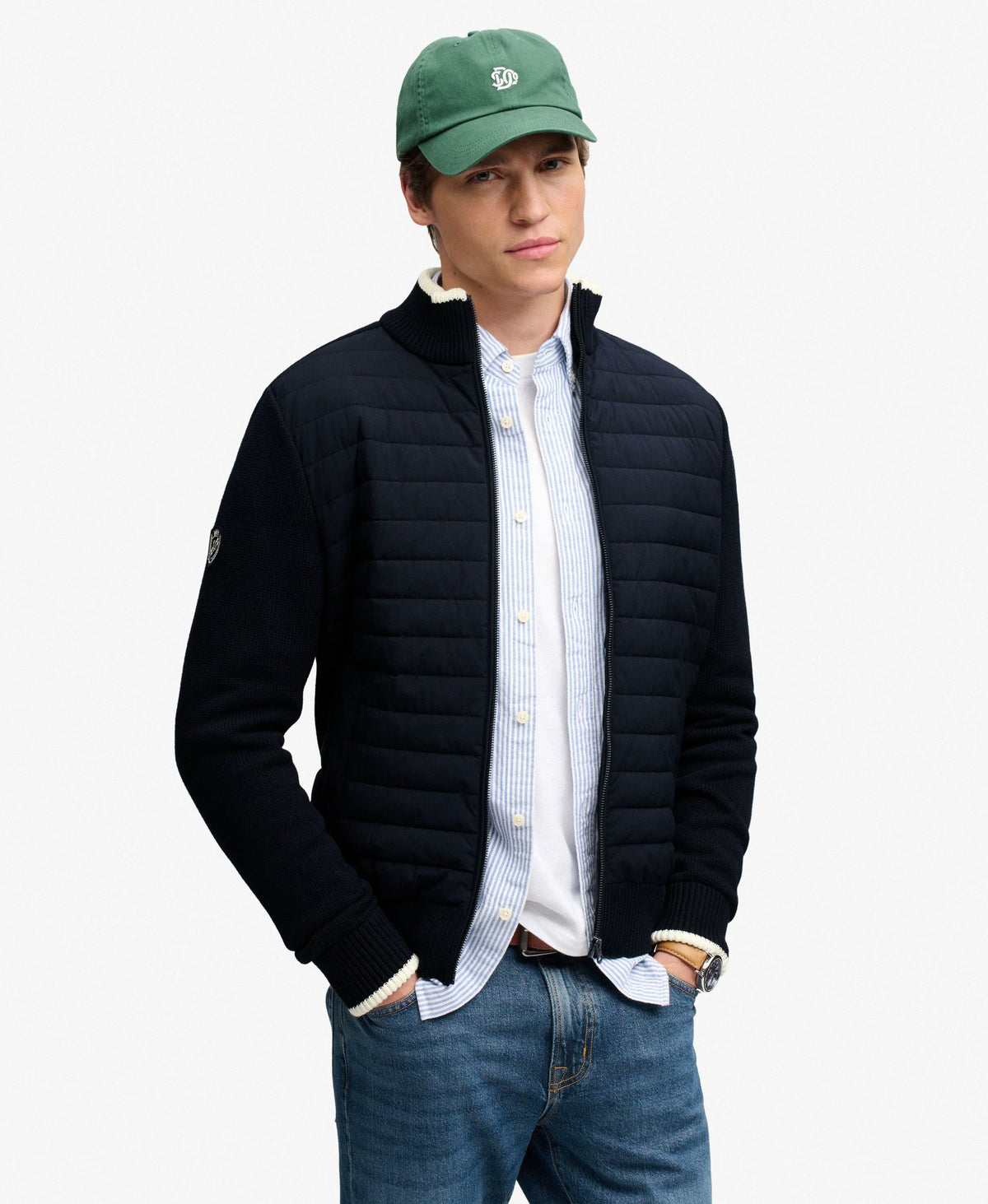 Straight Baffle Hybrid Jacket