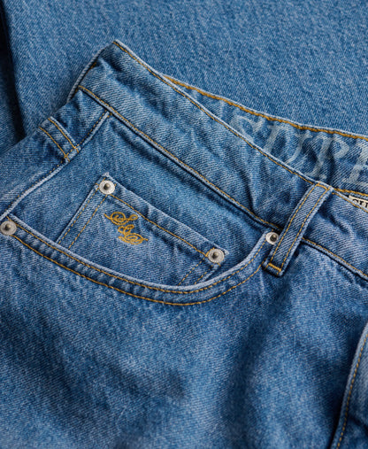 Mid Blue Vintage Wash