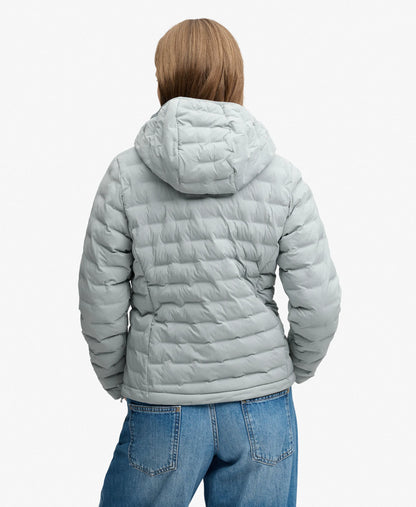 Hooded Heat Weld Padded Jacket