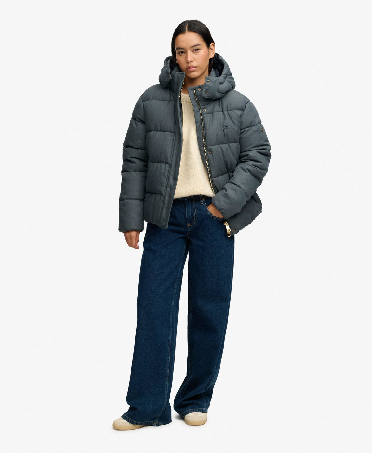 Olive/Navy Check