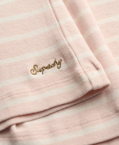 Rose Blush Pink Stripe