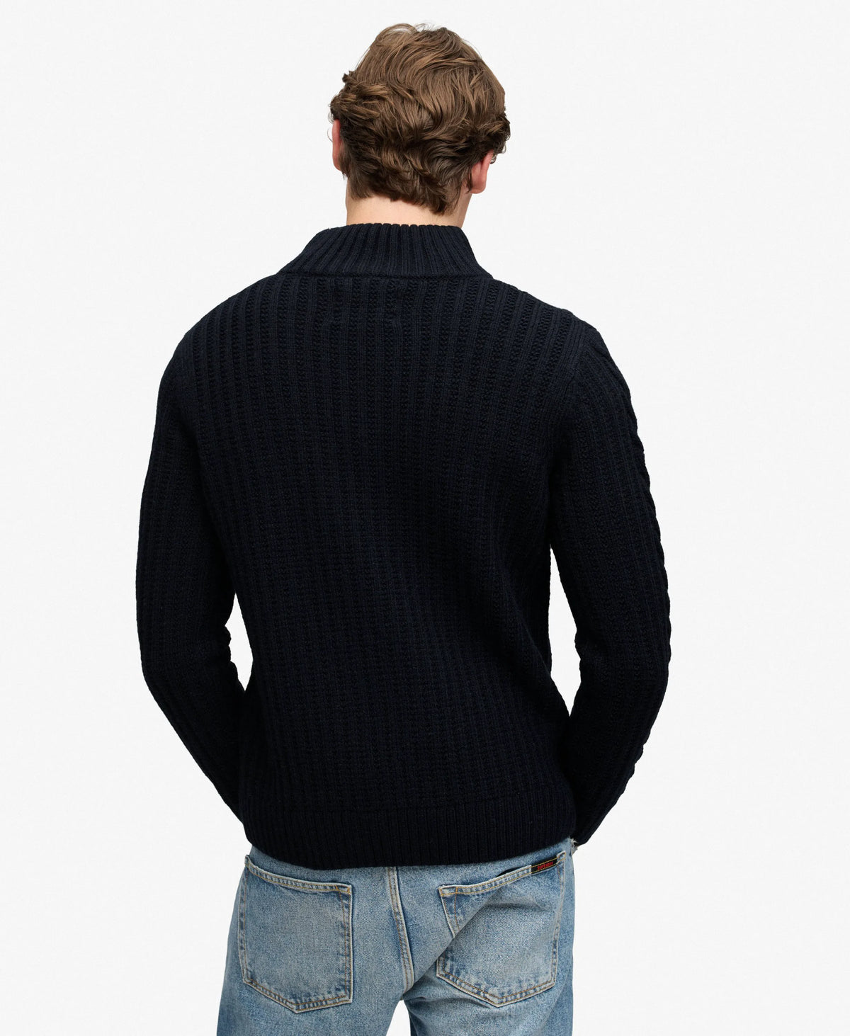 Jacob Cable Half Zip Knit