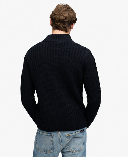 Jacob Cable Half Zip Knit