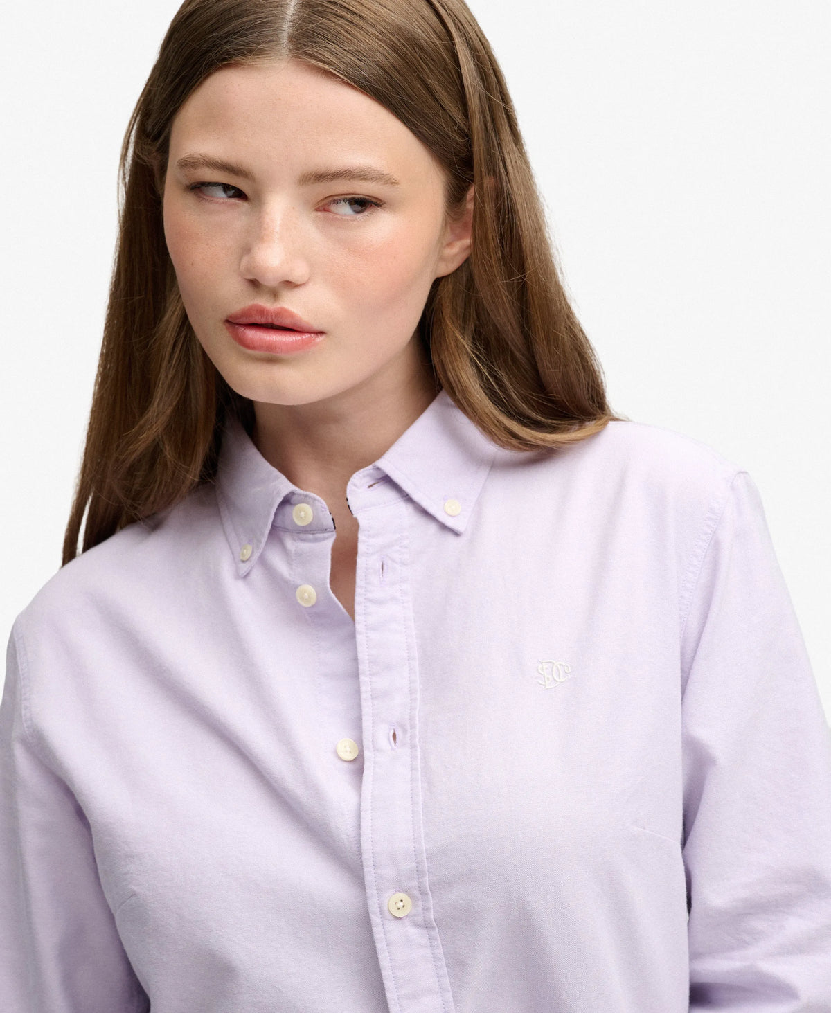 Light Lavender Purple Chambray