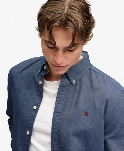 Indigo Blue Chambray