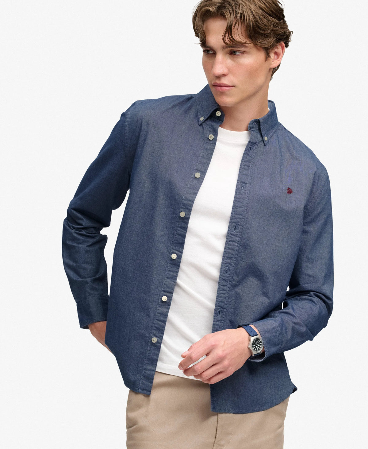 Indigo Blue Chambray
