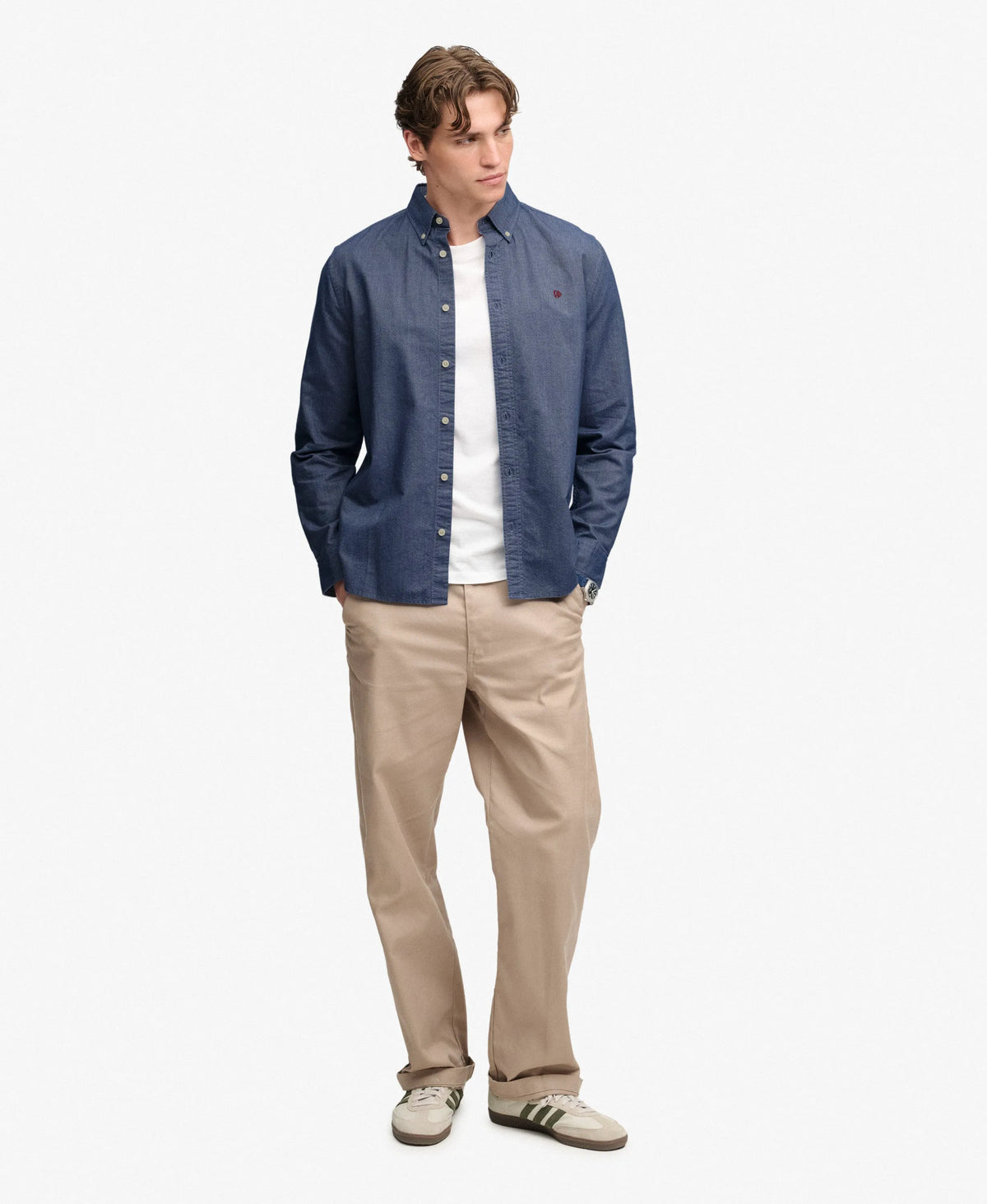 Indigo Blue Chambray