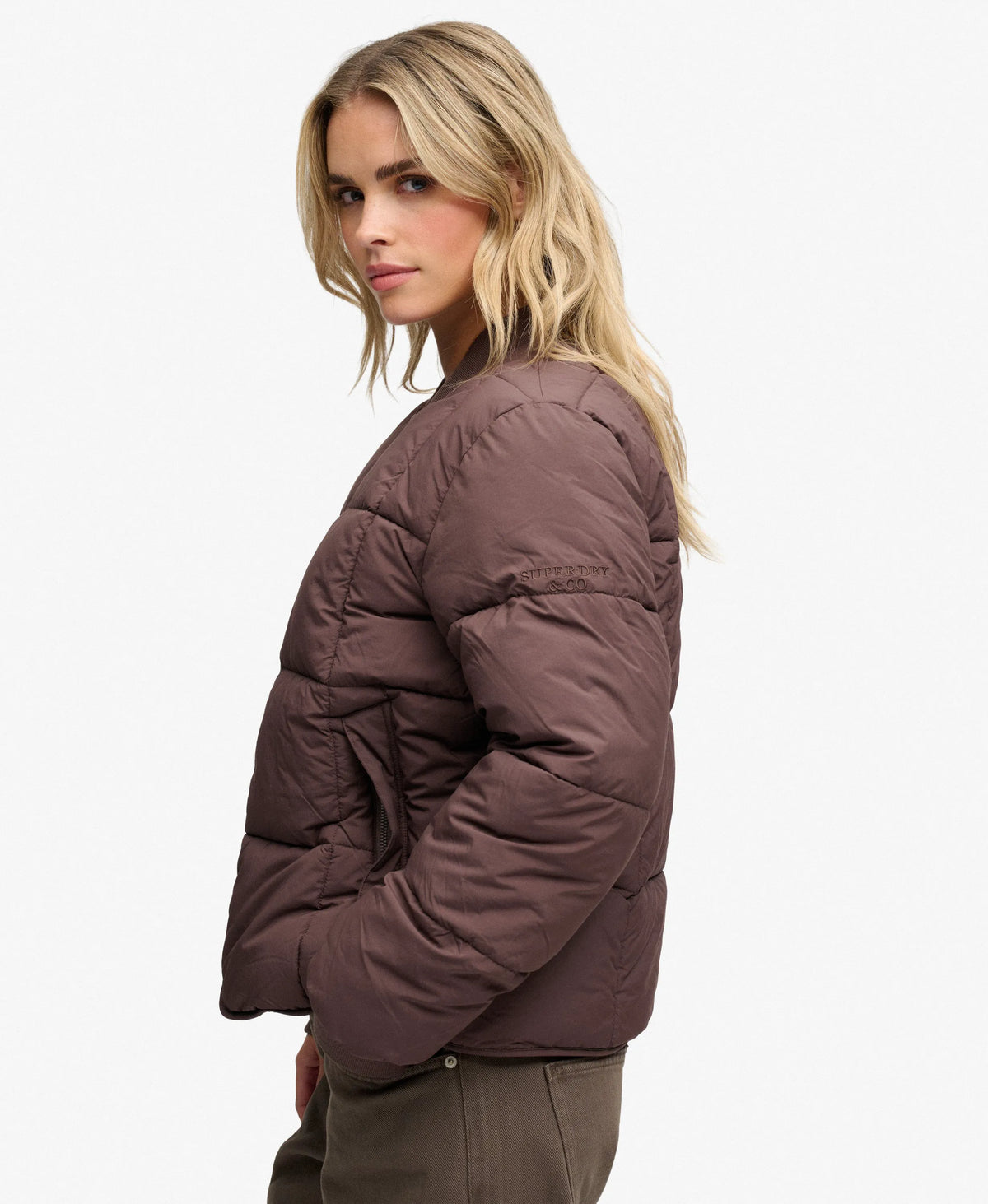 Large Box Quilt Liner Jacket