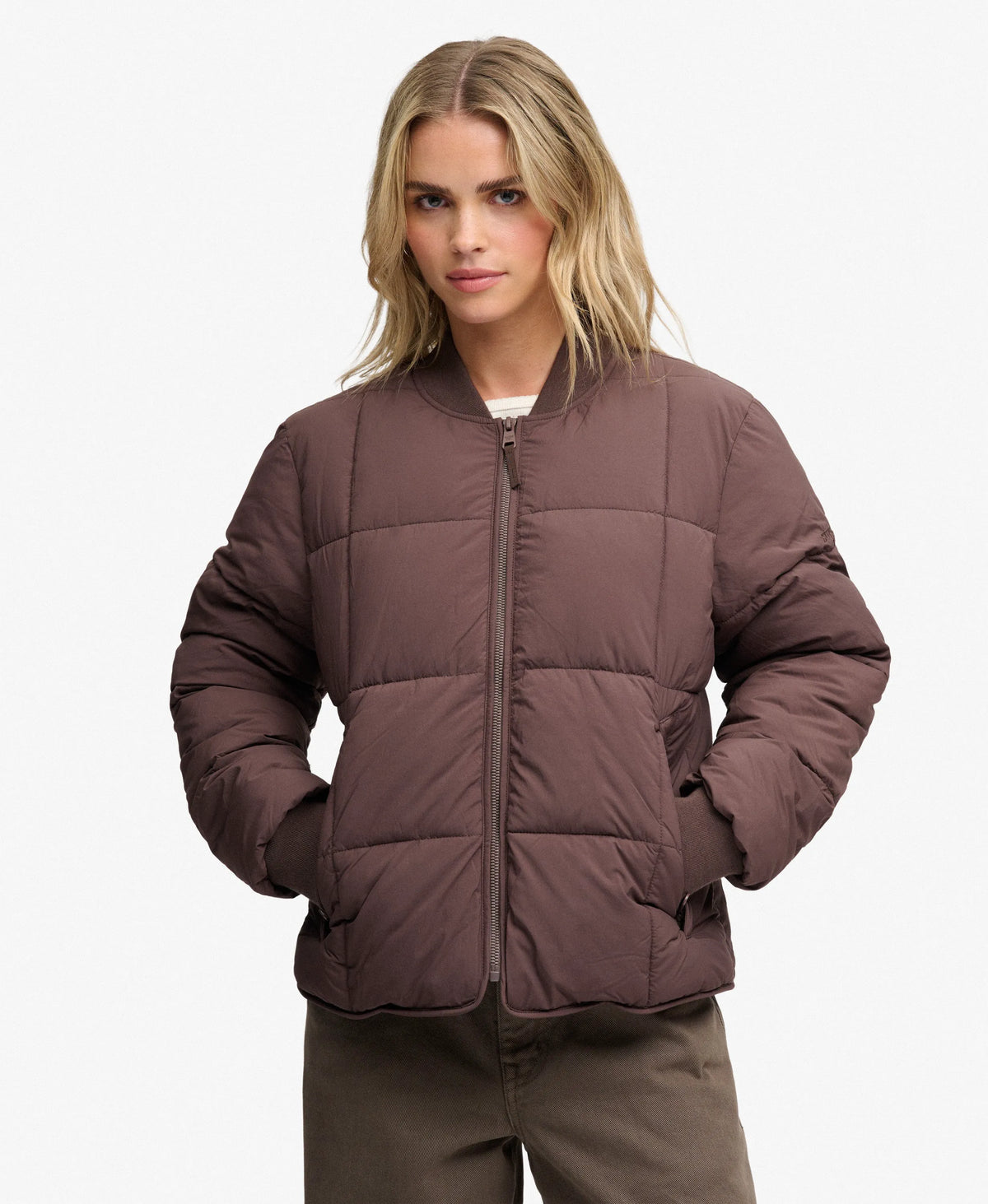 Large Box Quilt Liner Jacket