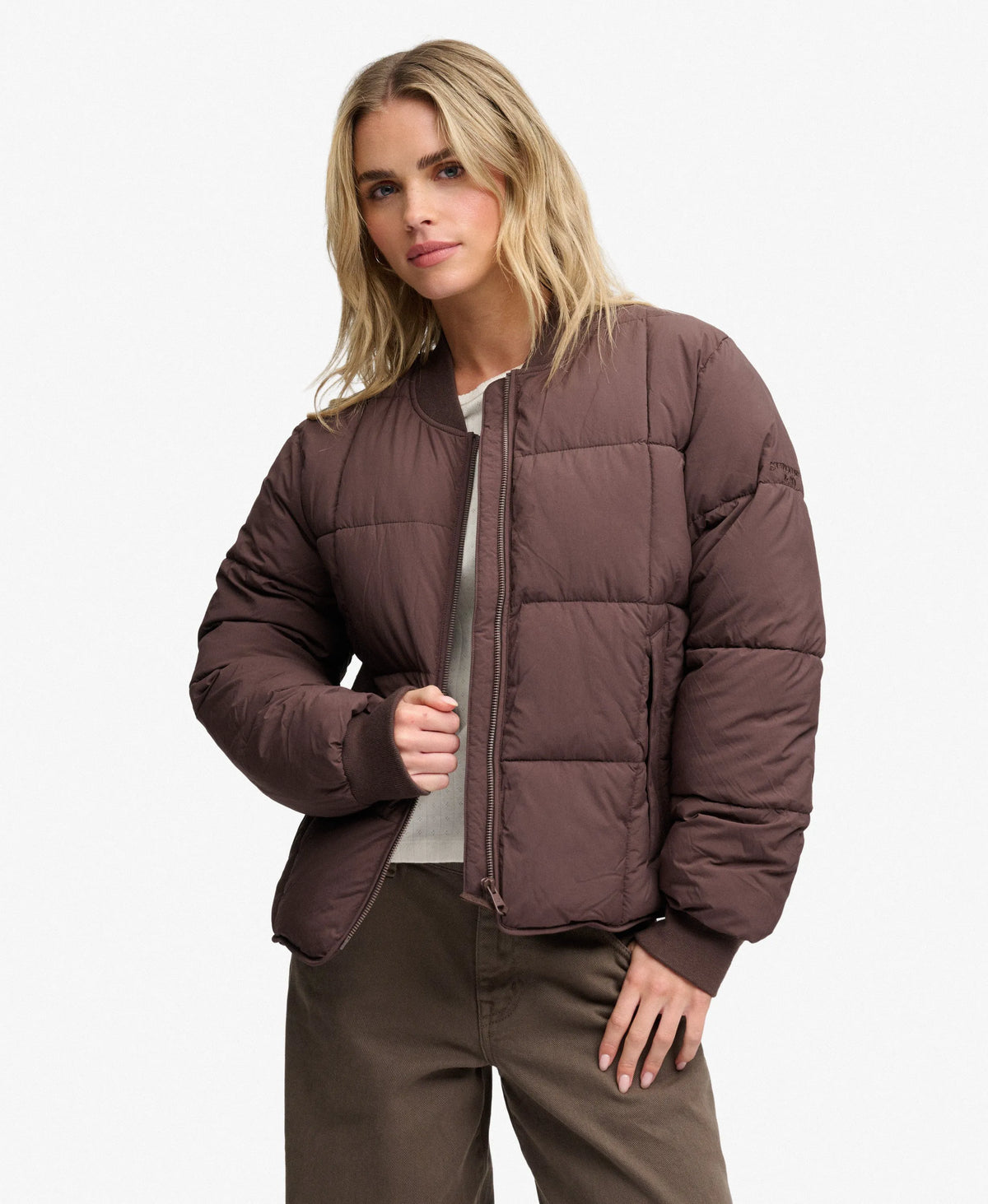 Large Box Quilt Liner Jacket