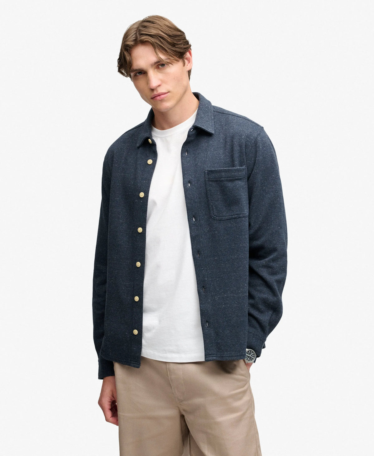 NAVY TWEED