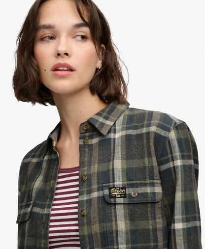 Khaki/Grey Check