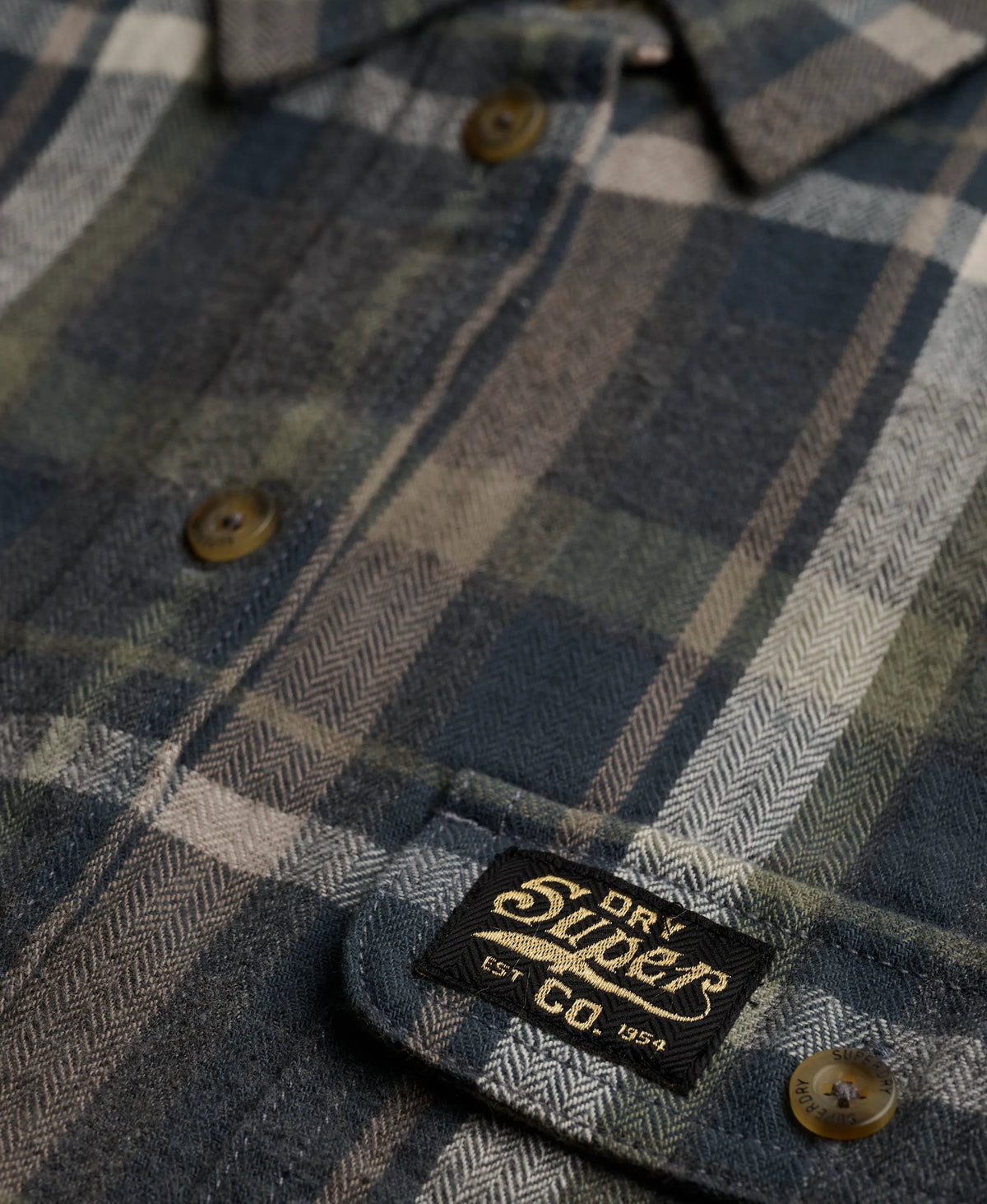 Khaki/Grey Check
