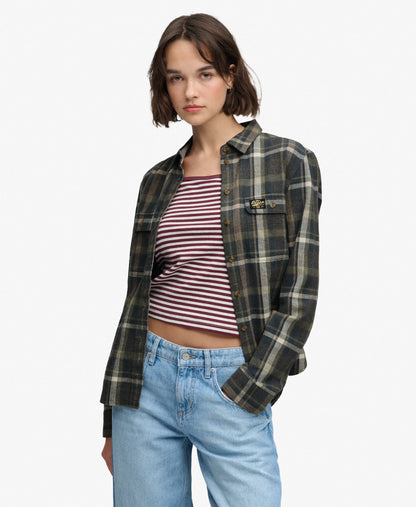 Khaki/Grey Check